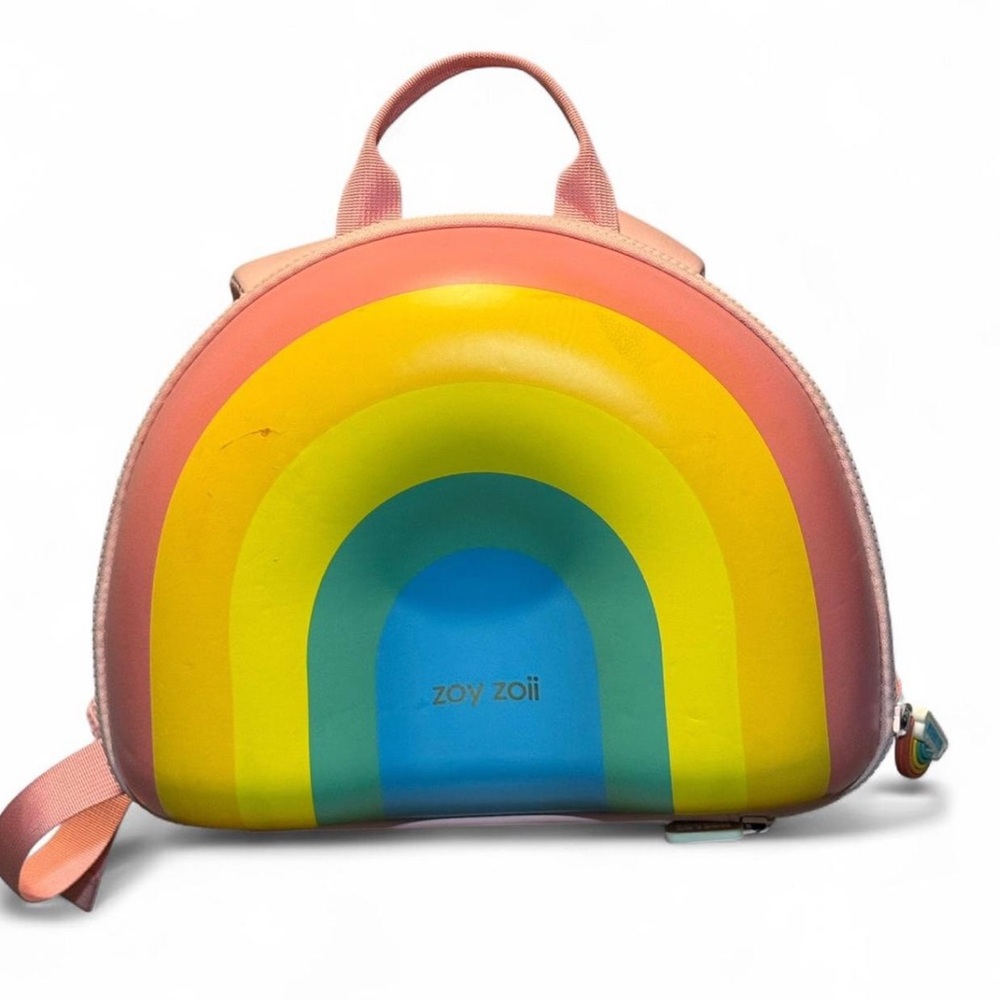 Zoy Zoii Rainbow Backpack purse 
Rainbow Backpack - Pink and Multicolor